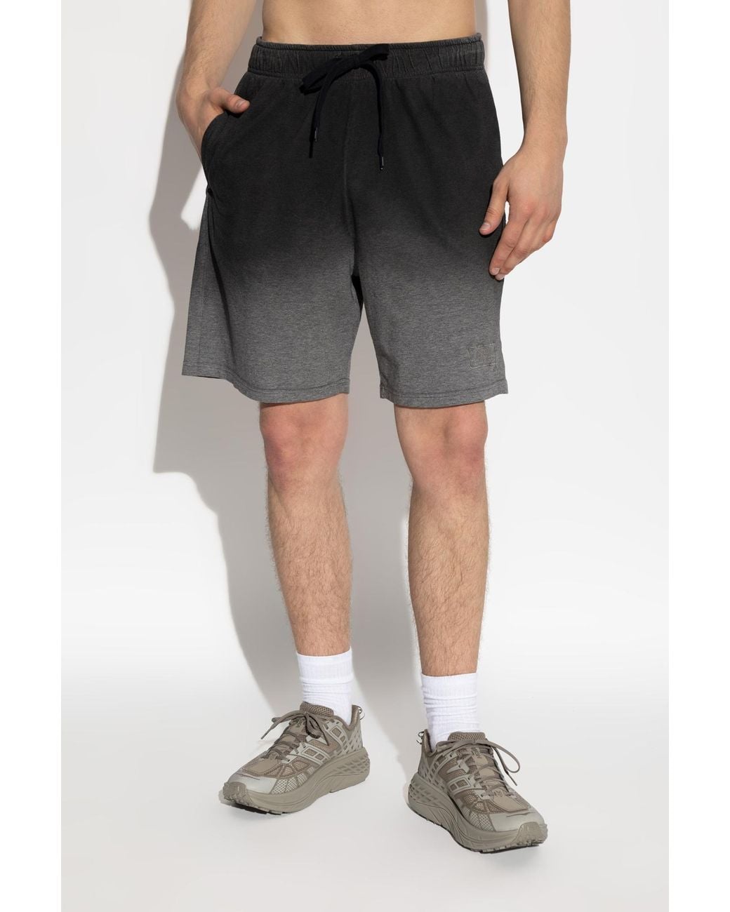Moschino Gray Active Gradient Shorts for men