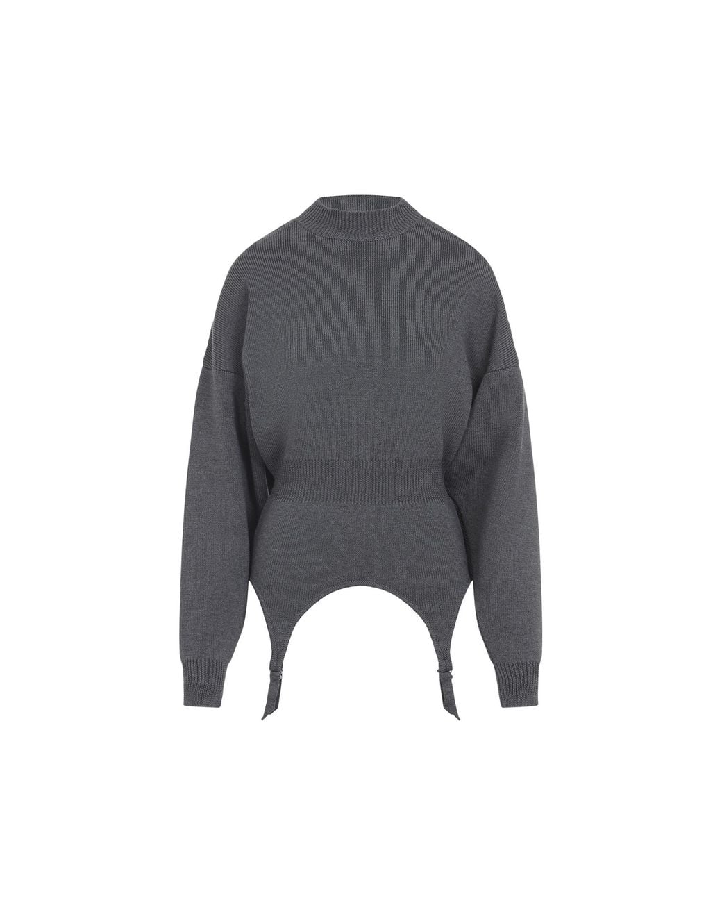 Jean Paul Gaultier Gray The Garter Jumper
