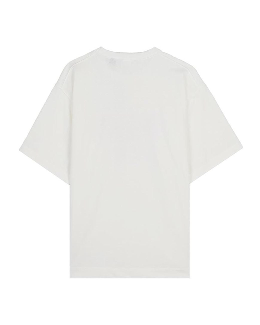 NANGA White Peak Crew Neck T-Shirt for men