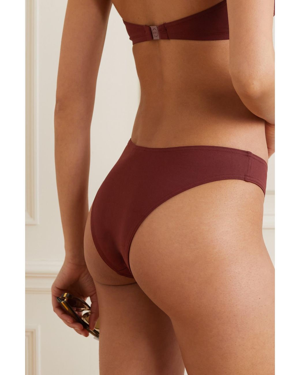 Eres Red Coulisses Bikini Briefs