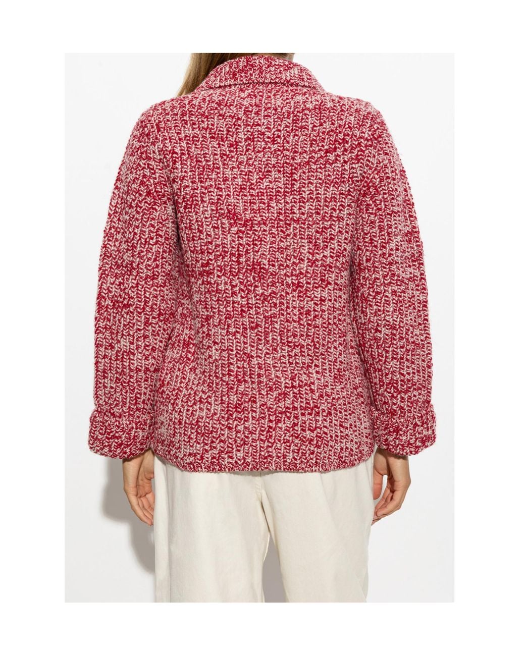Isabel Marant Red Long-Sleeve Casual Jacket
