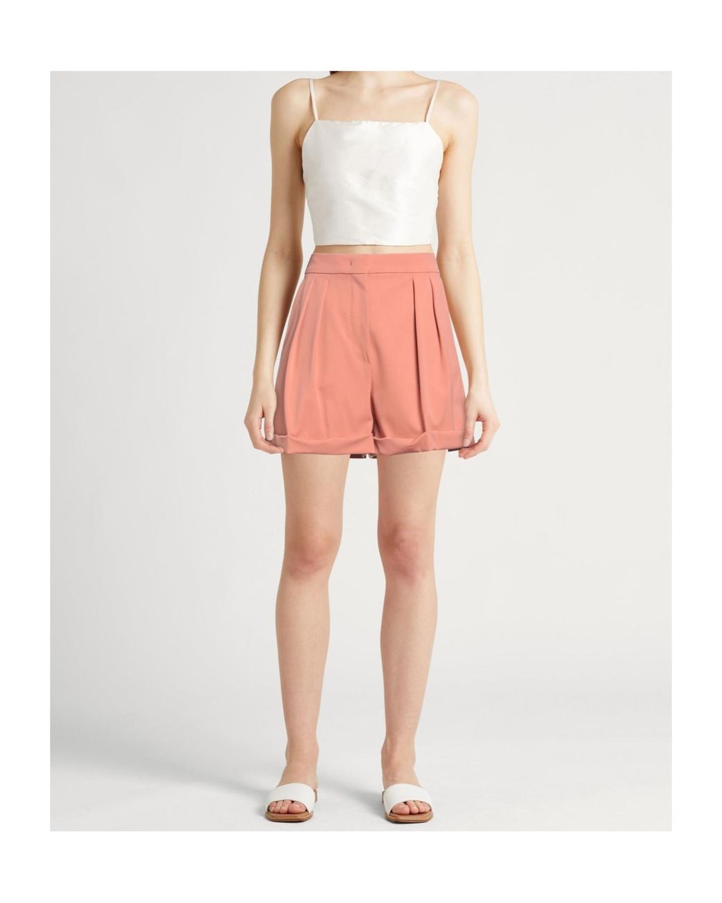 Max Mara Pink High Waist Shorts