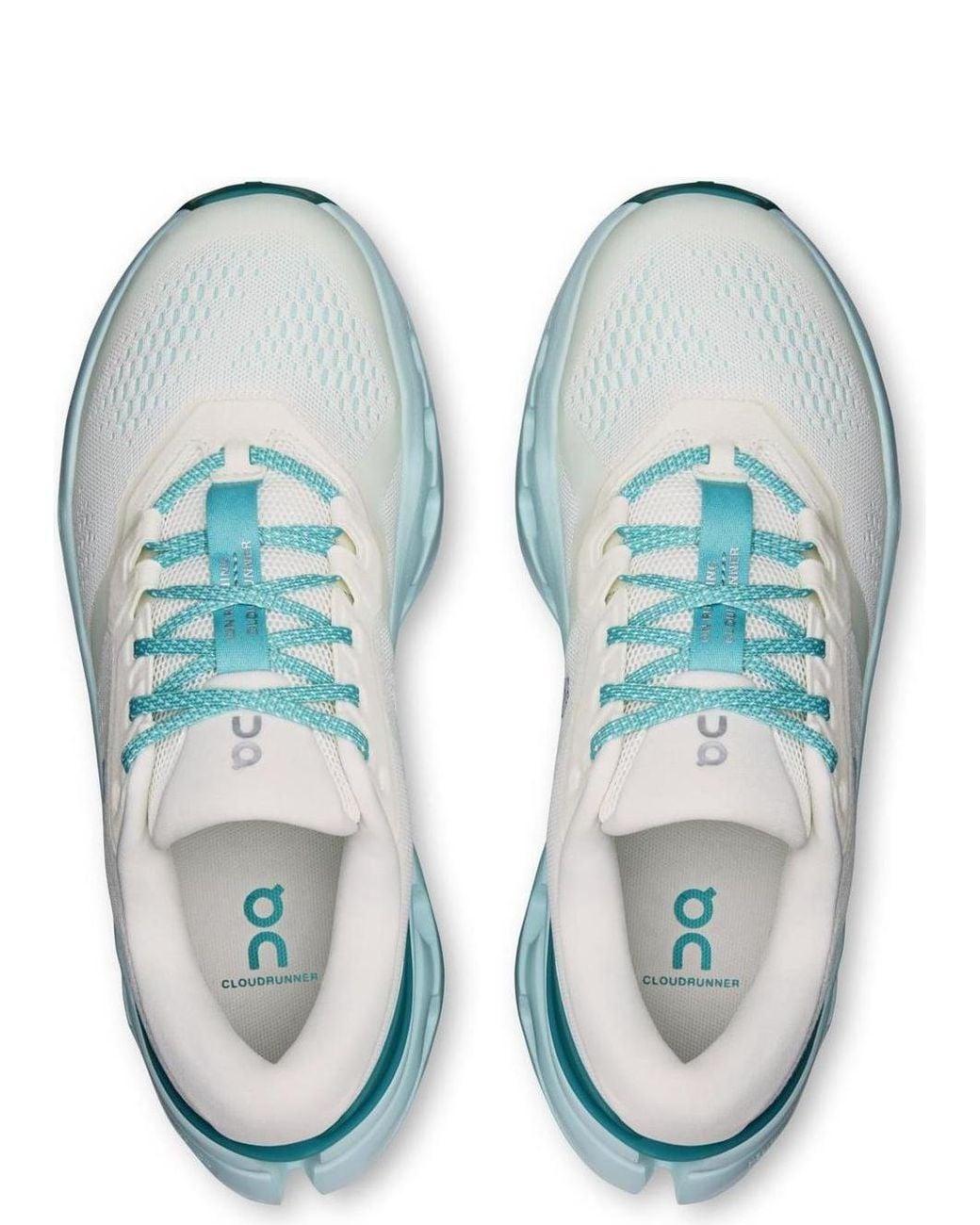 On Shoes Blue Cloudrunner 3 Logo-Detail Sneakers
