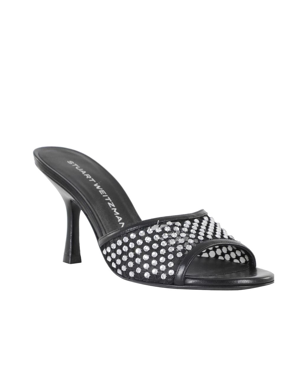 Stuart Weitzman Multicolor Round-Toe High-Heeled Sandals