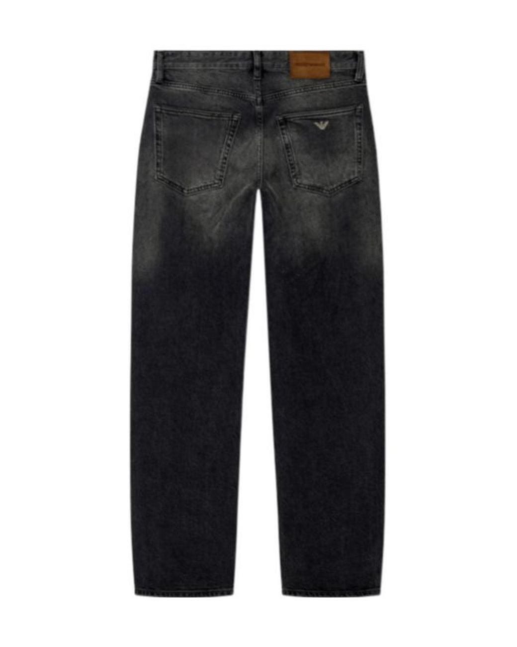 Emporio Armani Blue Tapered-Leg Jeans for men