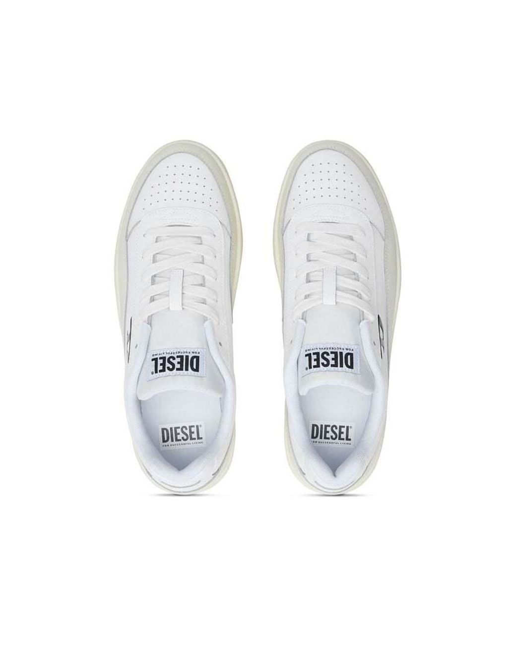 DIESEL White S-Tracker-D Sneakers for men