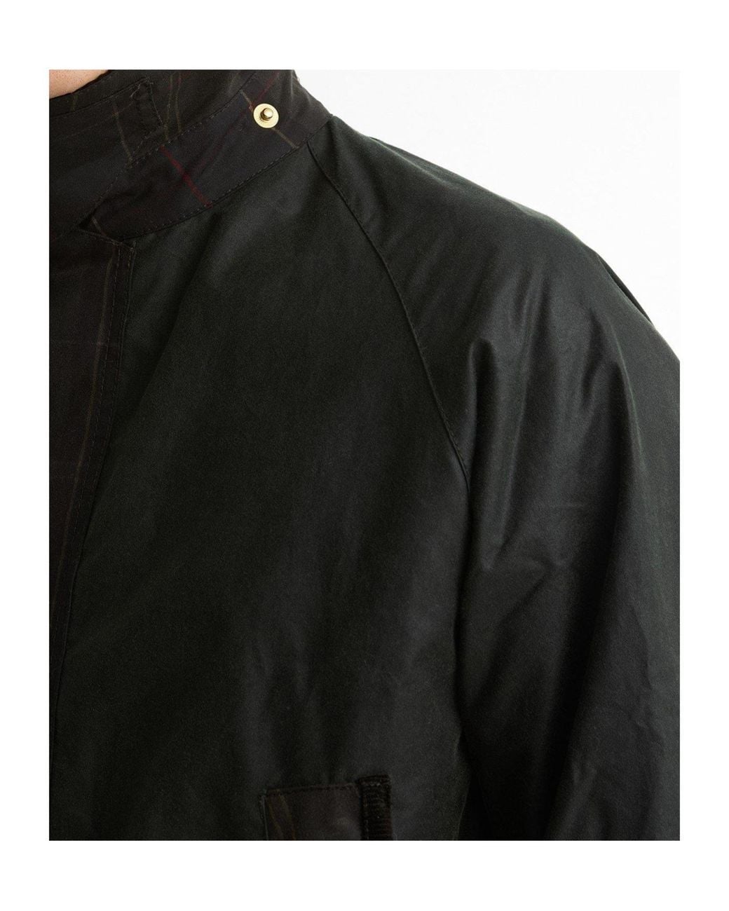Barbour Black Wax Field Jacket for men