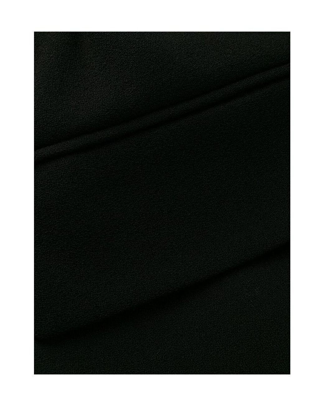 Givenchy Black Structured Belted Mini Dress