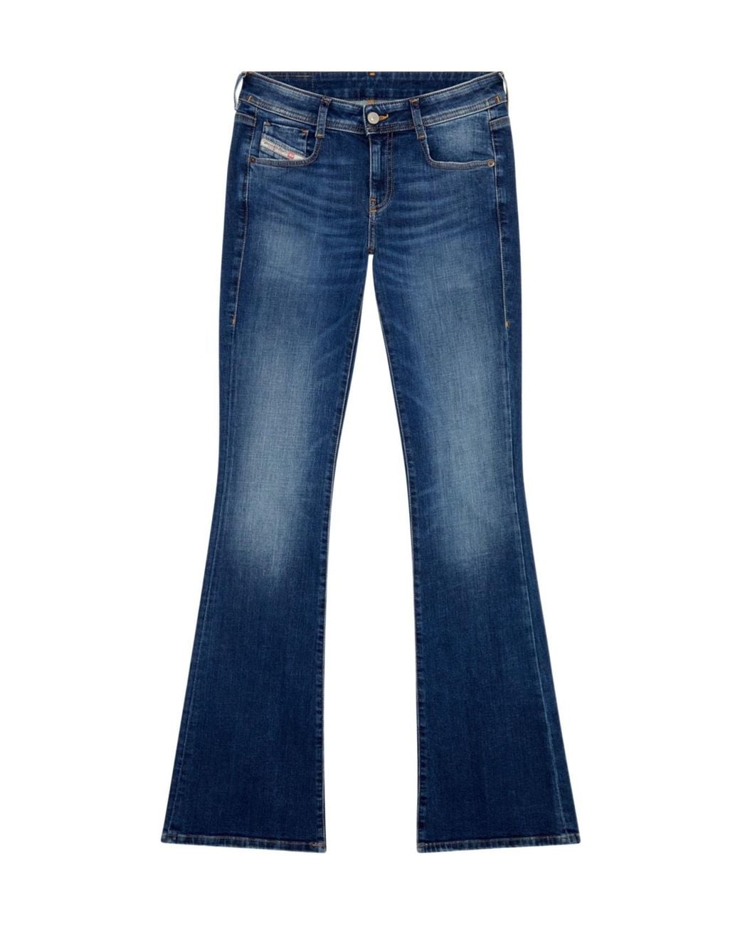 DIESEL Blue Belt Ring Jeans