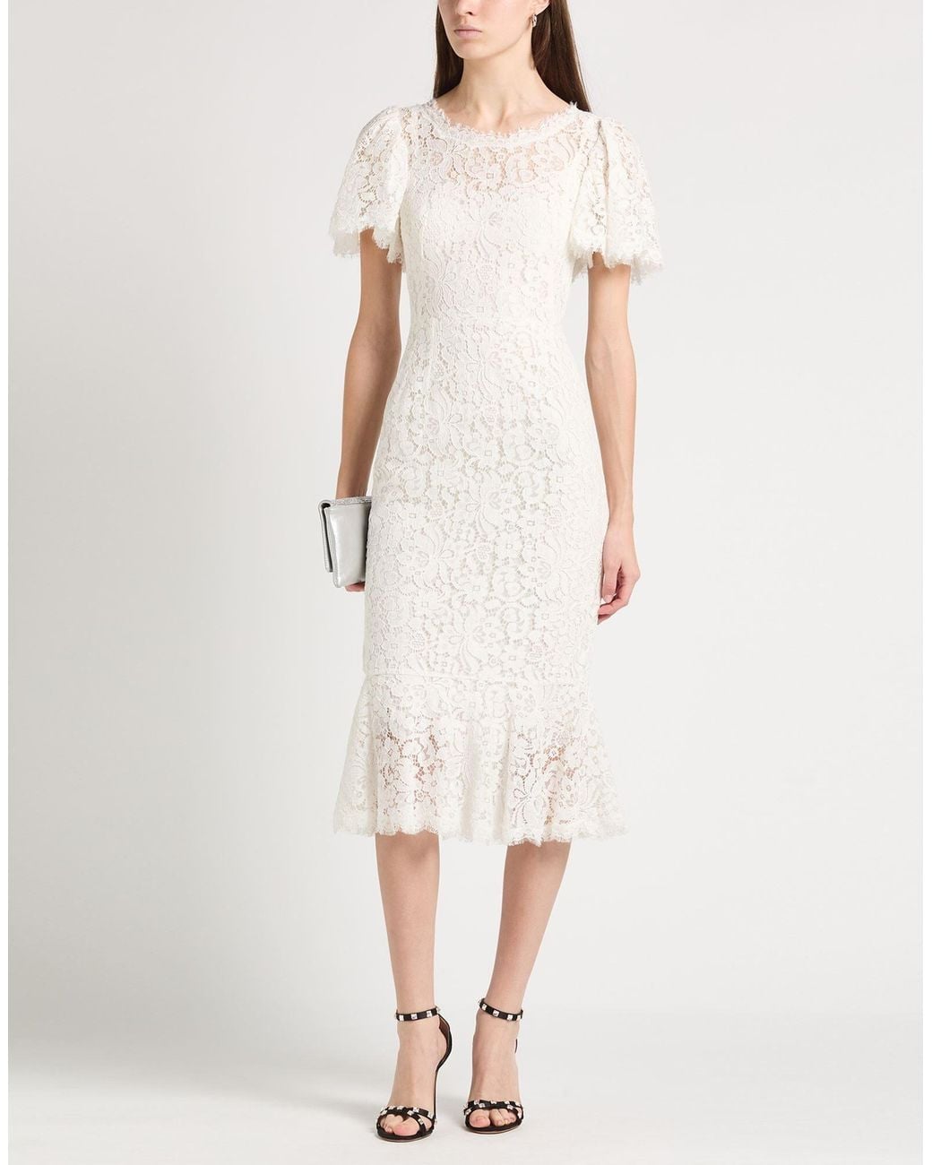 Dolce & Gabbana White Sheath Dresses