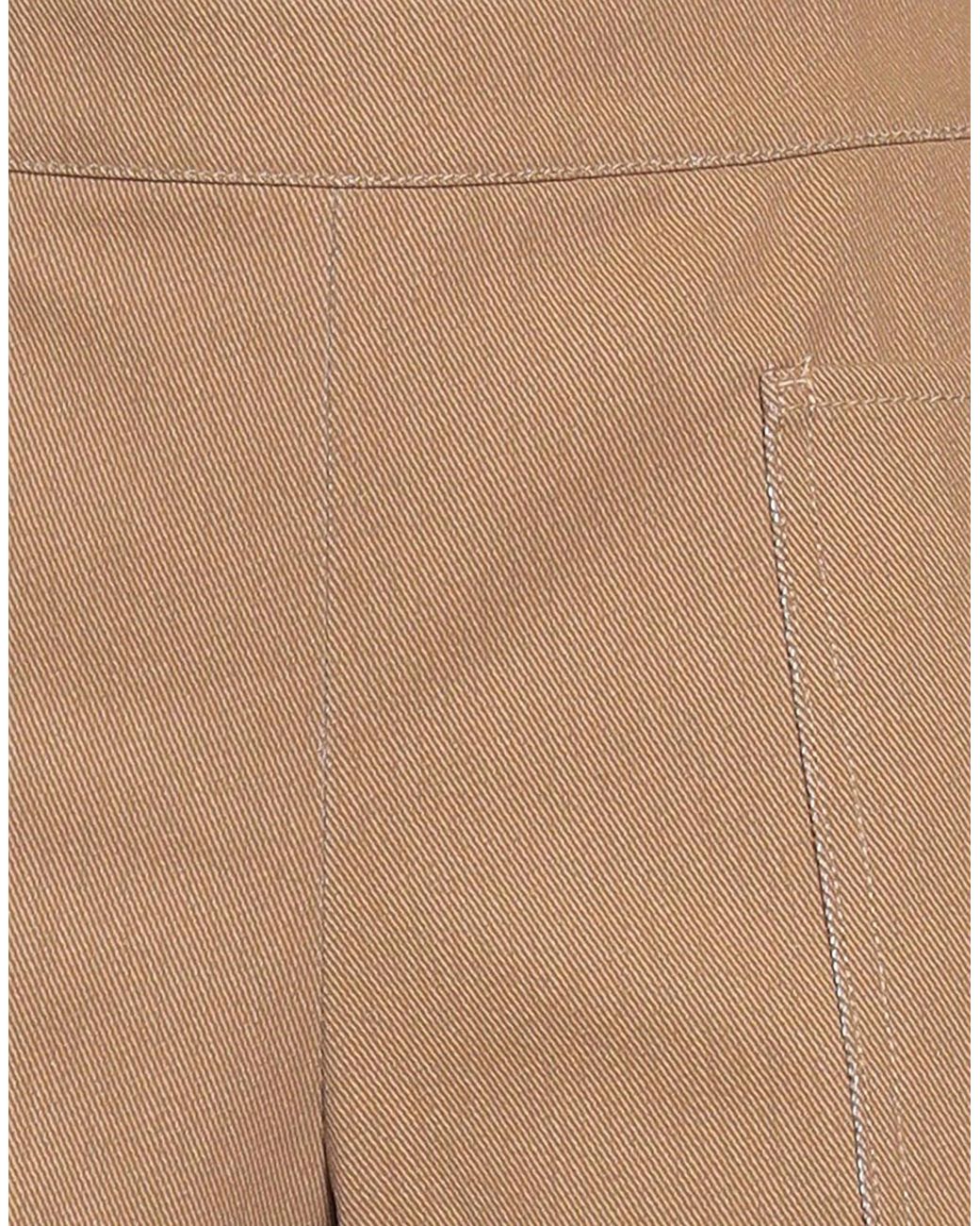 Max Mara Natural Solid Color Shorts