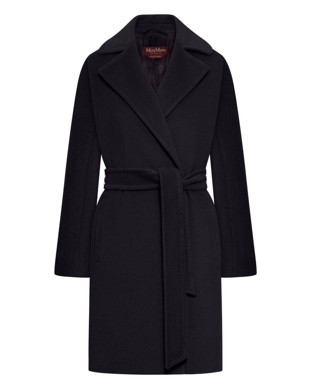 Max Mara Blue Wool Coat