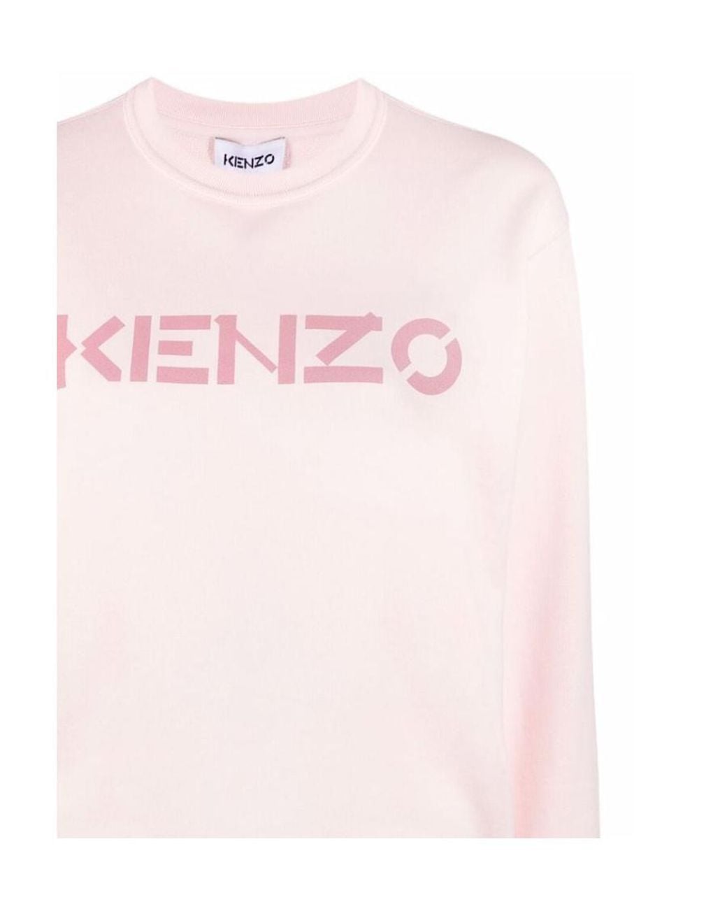 KENZO Pink Logo Design Sweater