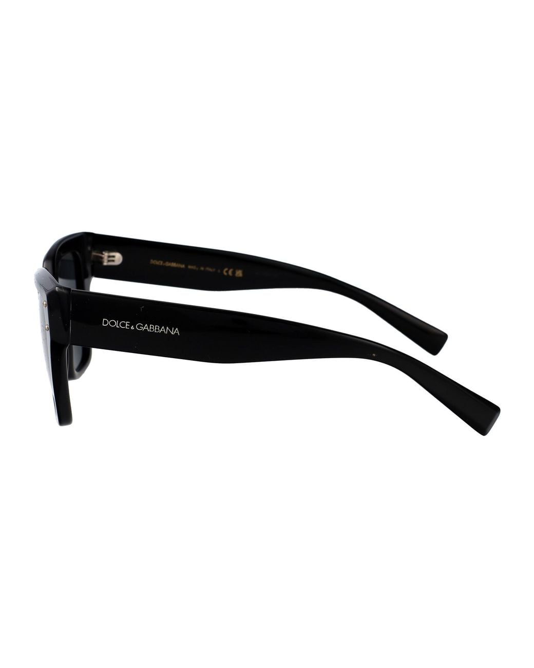 Dolce & Gabbana Black Eyewear Square Frame Sunglasses