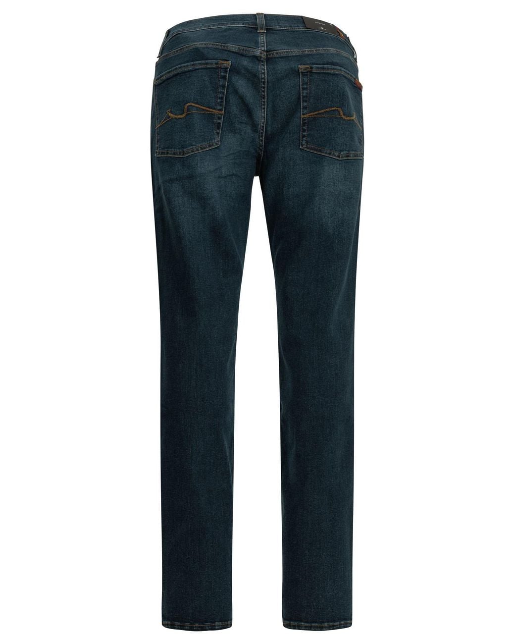 7 For All Mankind Blue Straight Fit Jeans for men