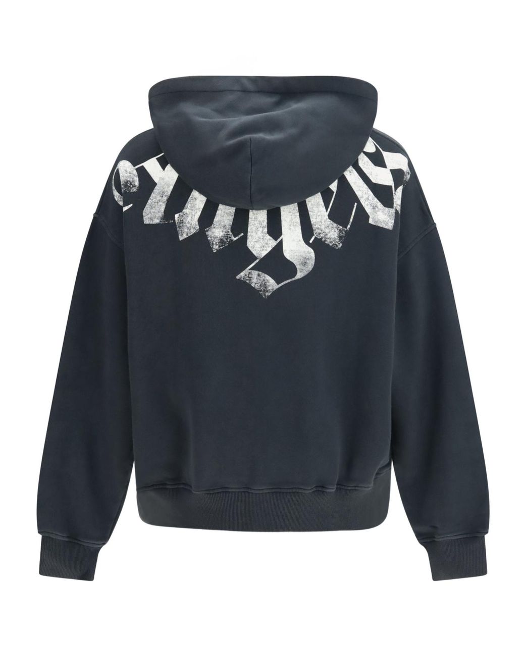 Palm Angels Blue Zip-Up Hoodie for men
