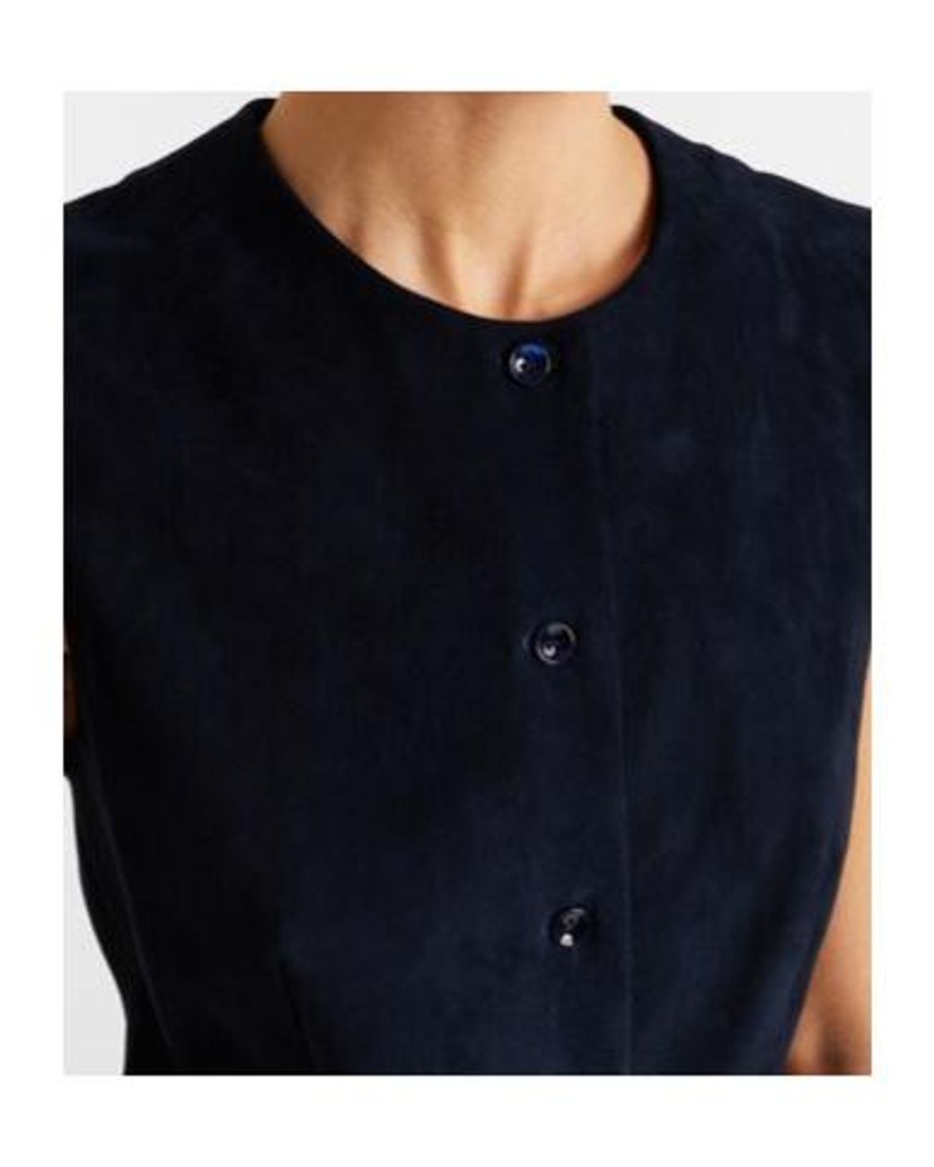 Stouls Blue Casino Suede Vest