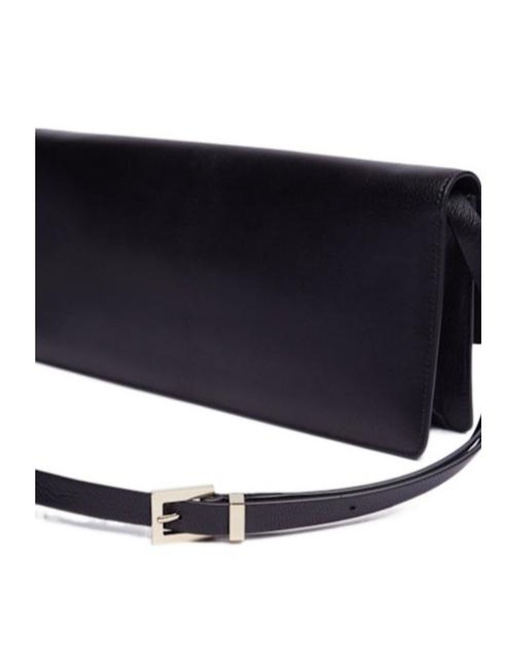 Tom Ford Black E/W Supple Grain Leather Shoulder Bag
