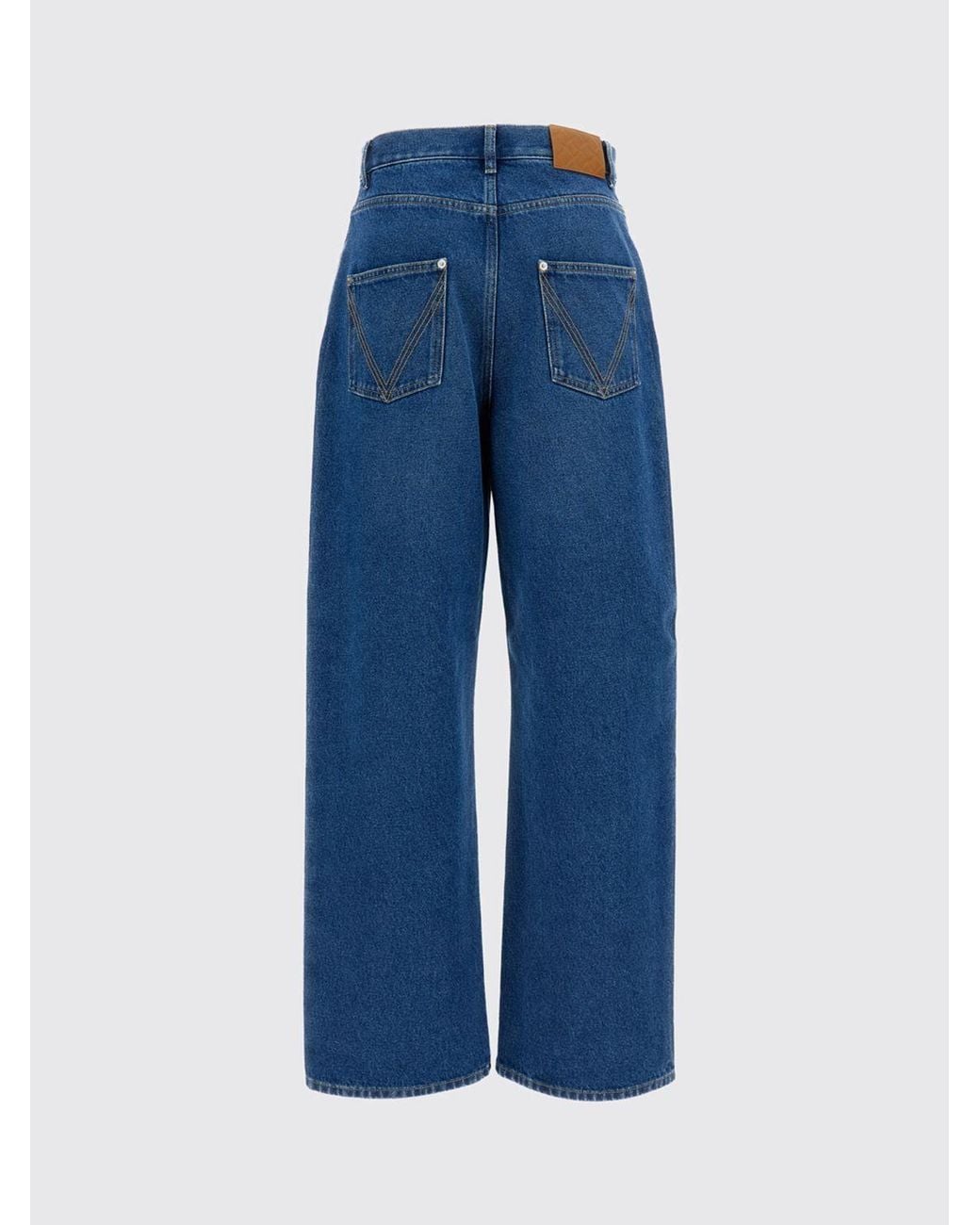 Bottega Veneta Blue Wide Leg Jeans