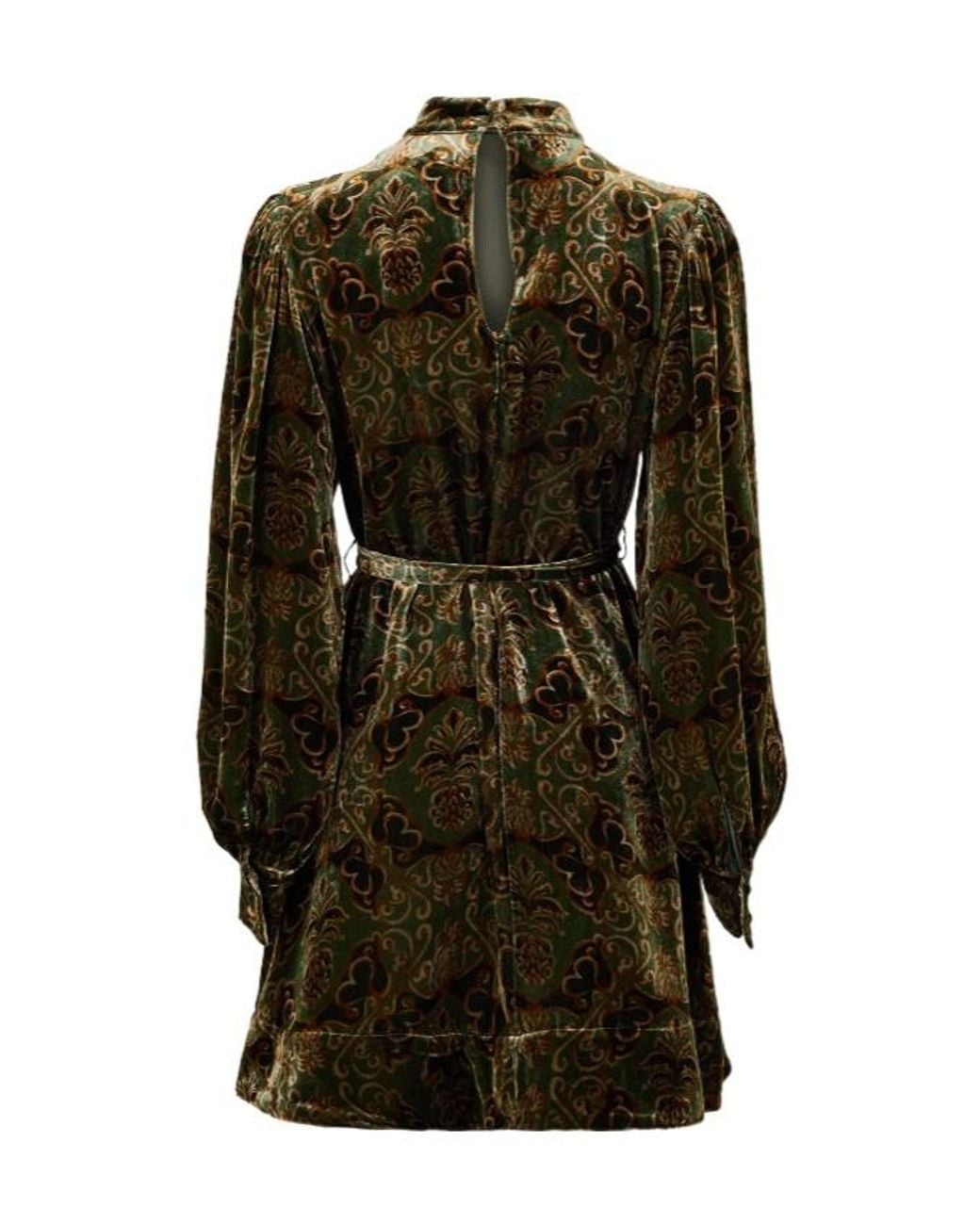Barbour Green X Farm Rio Ana Clara Mini Dress