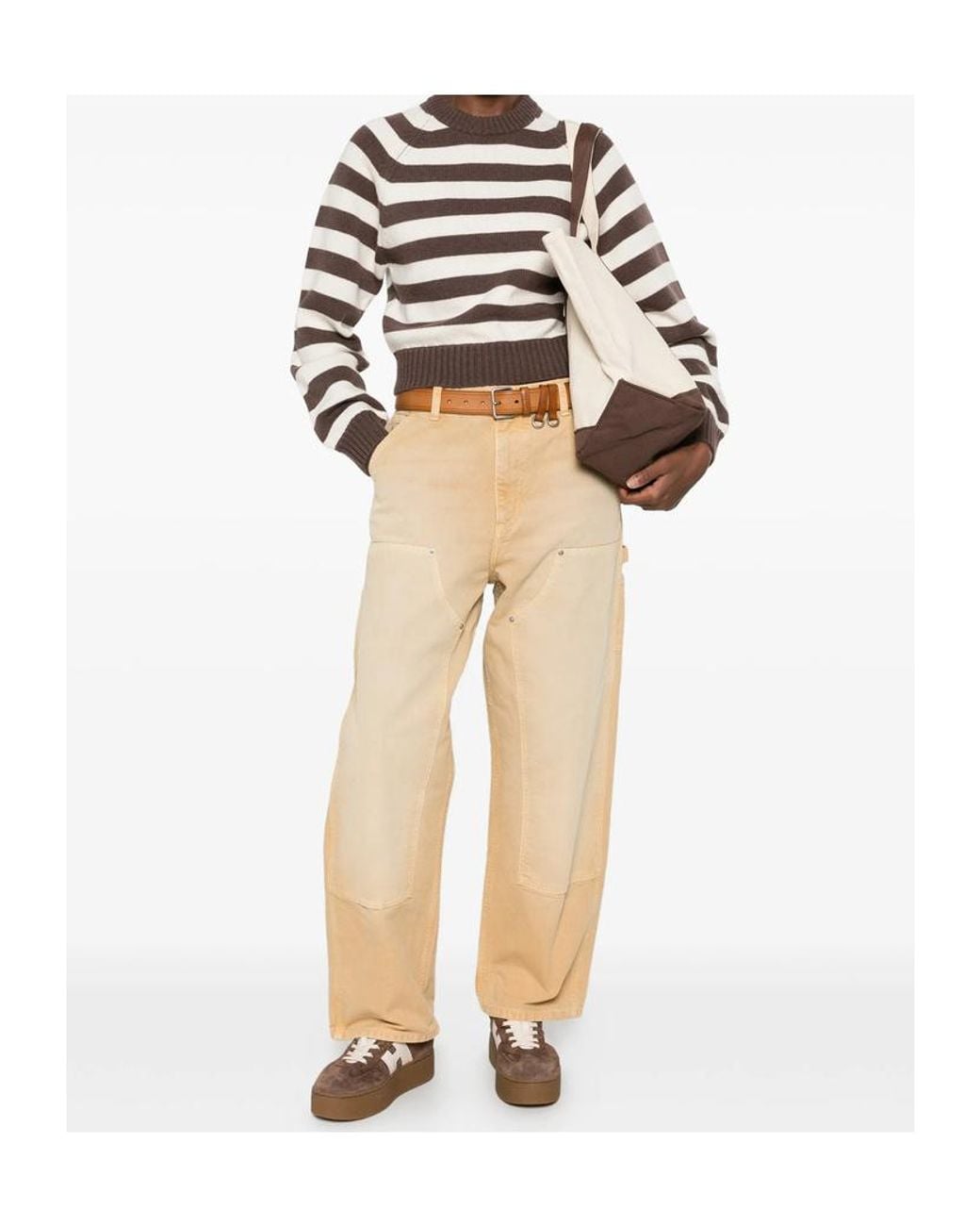 Sporty & Rich White Long-Sleeved Sweater