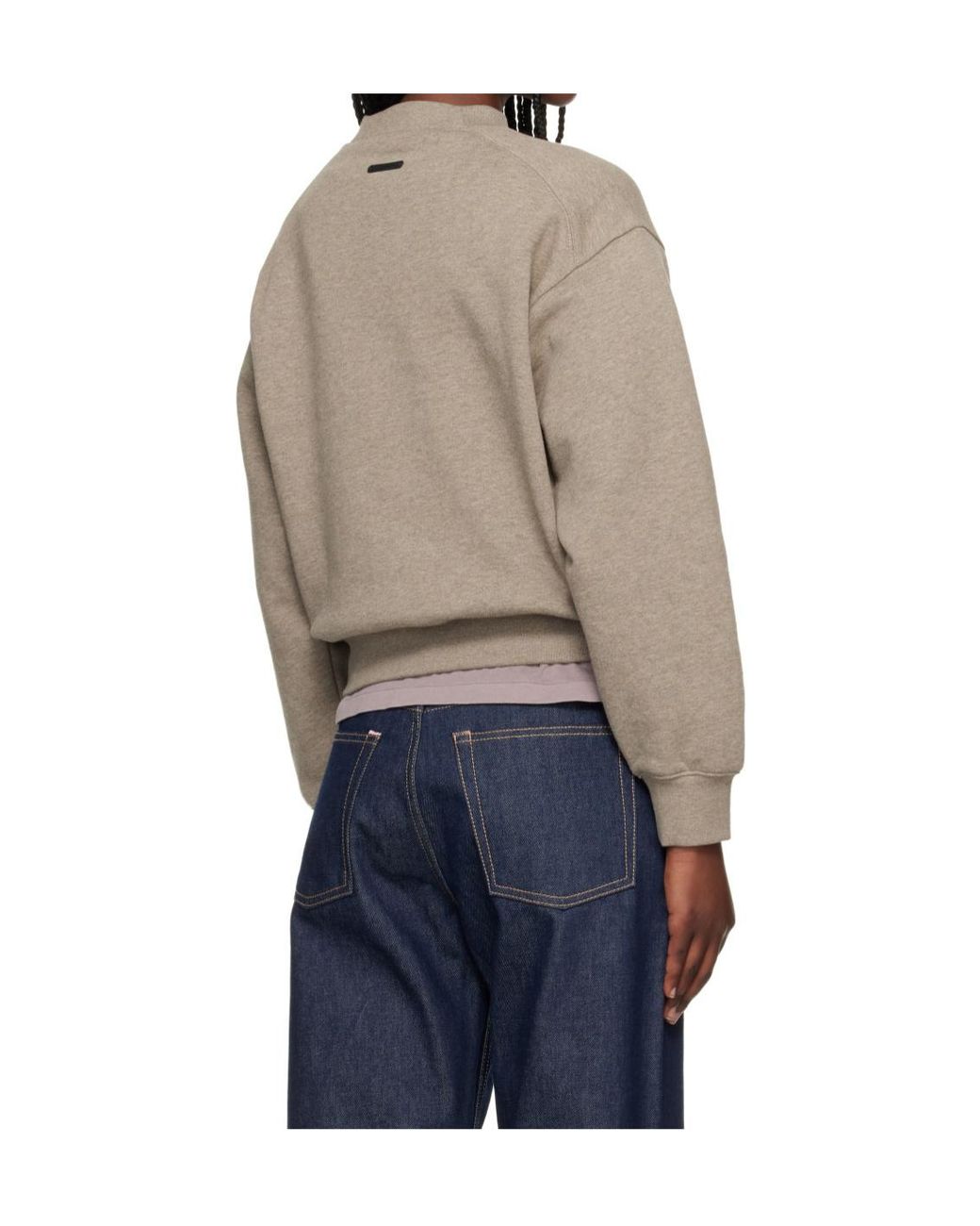 Fear Of God Gray Classic Crewneck Sweatshirt