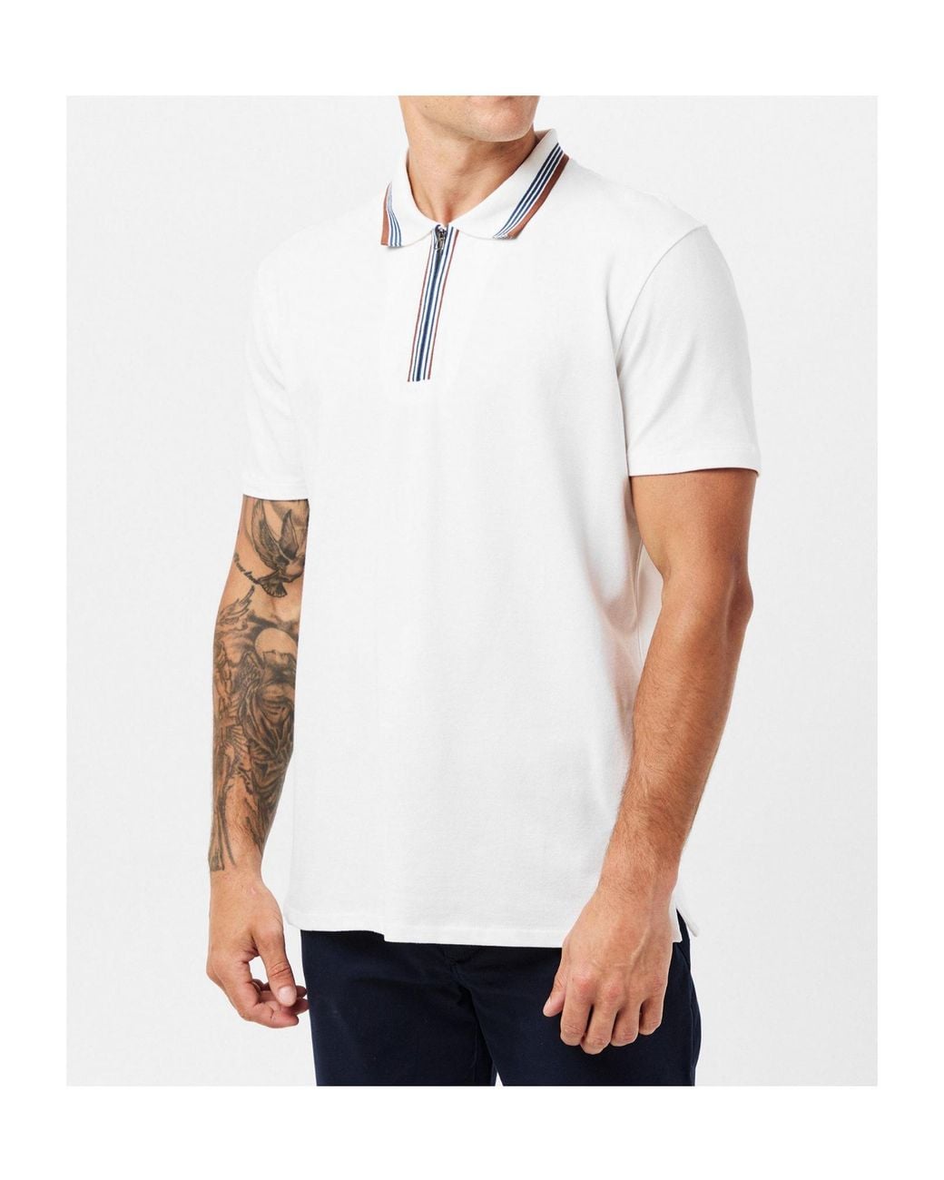 Paul Smith White Shortsleeve Polo Shirt for men