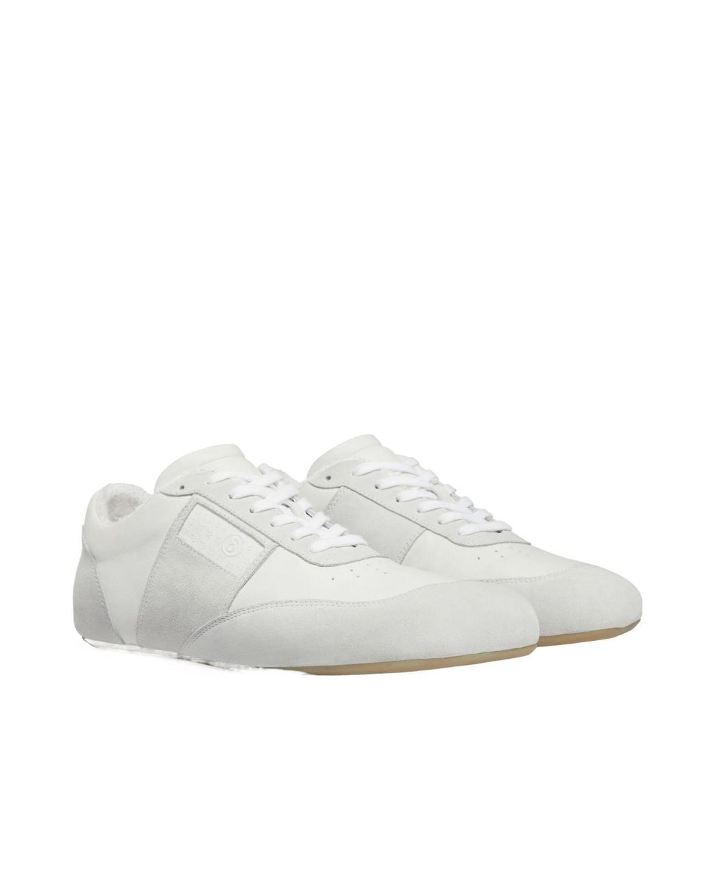 MM6 by Maison Margiela White Anatomic Sneakers
