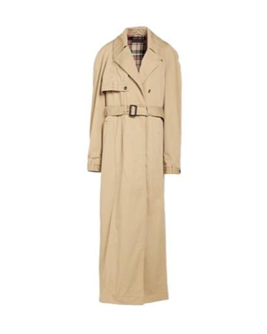 Balenciaga Natural Trench Coats