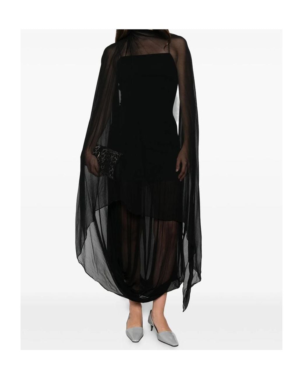 Staud Black Knit Dress