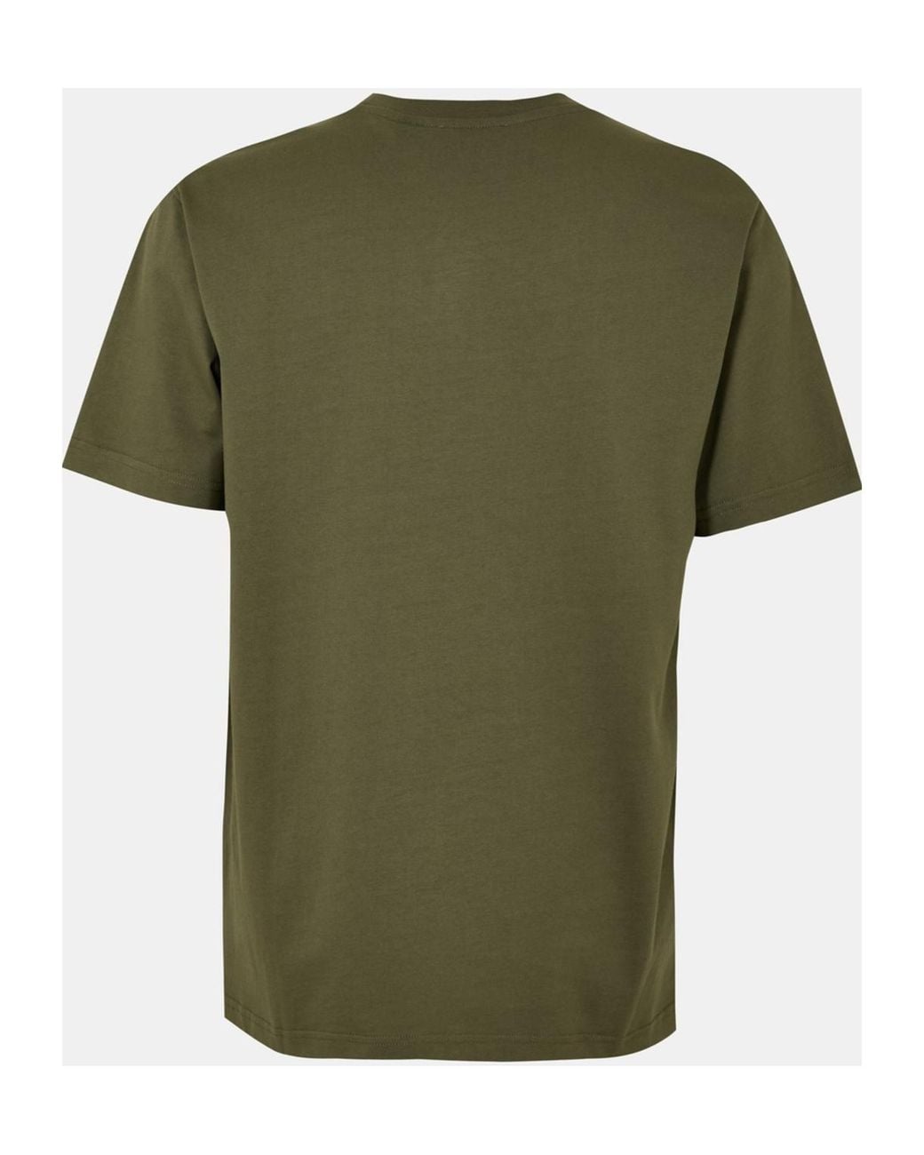 Off-White c/o Virgil Abloh Green Logo Crew Neck T-Shirt for men