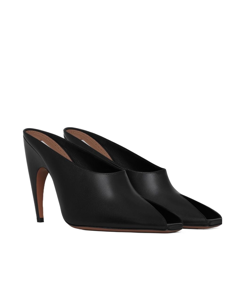 Alaïa Black Alaïa Shark Heeled Mules