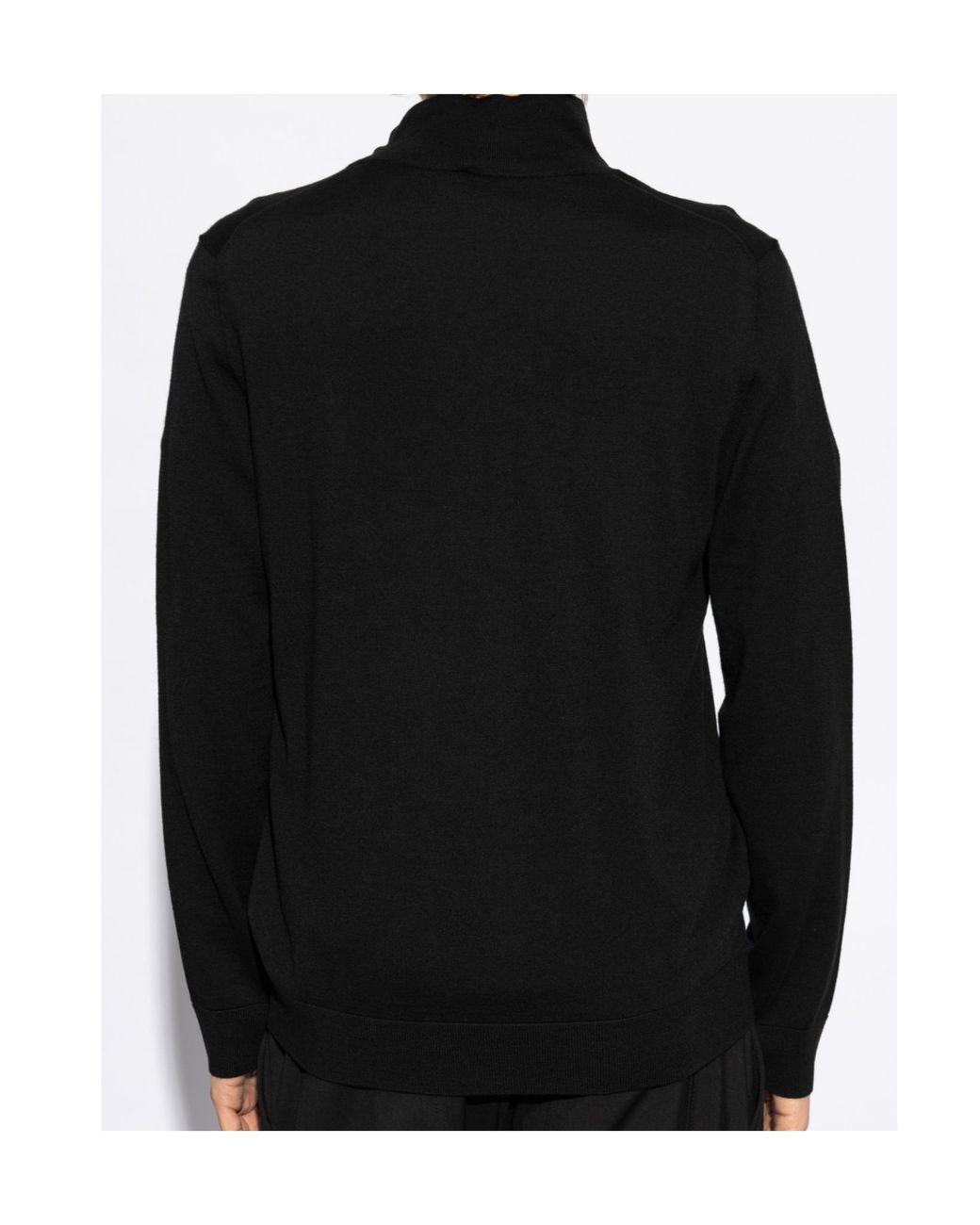 Paul Smith Black Signature Stripe Zip Cardigan for men
