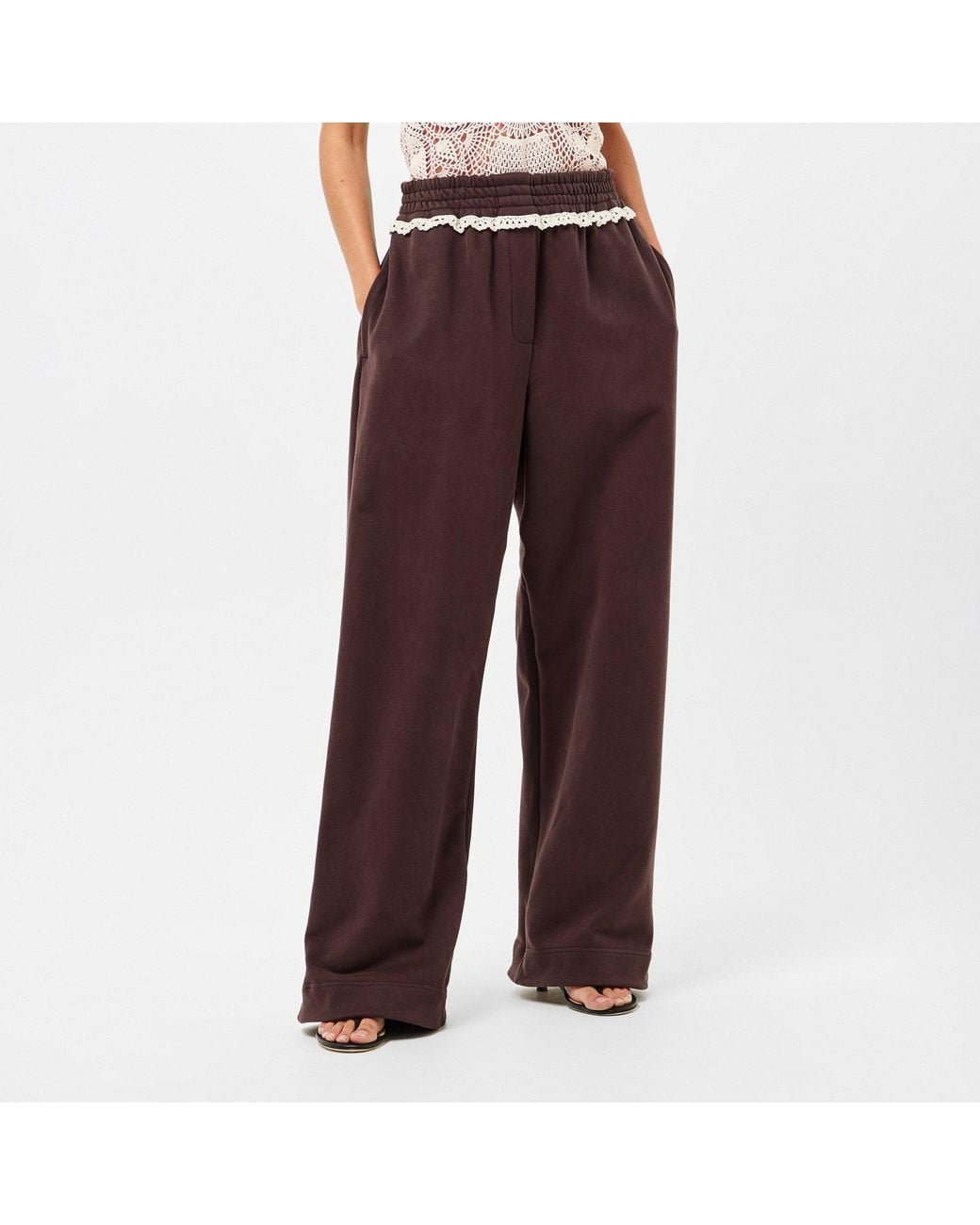 Magda Butrym Purple Wide-Leg Trousers