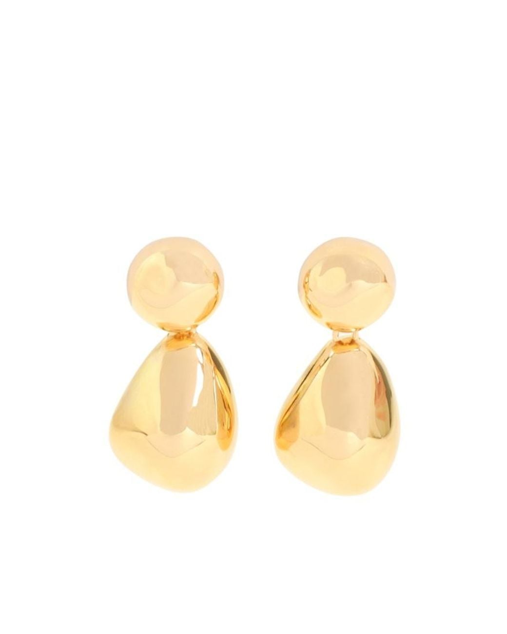 Phoebe Philo Metallic Irregular Earrings