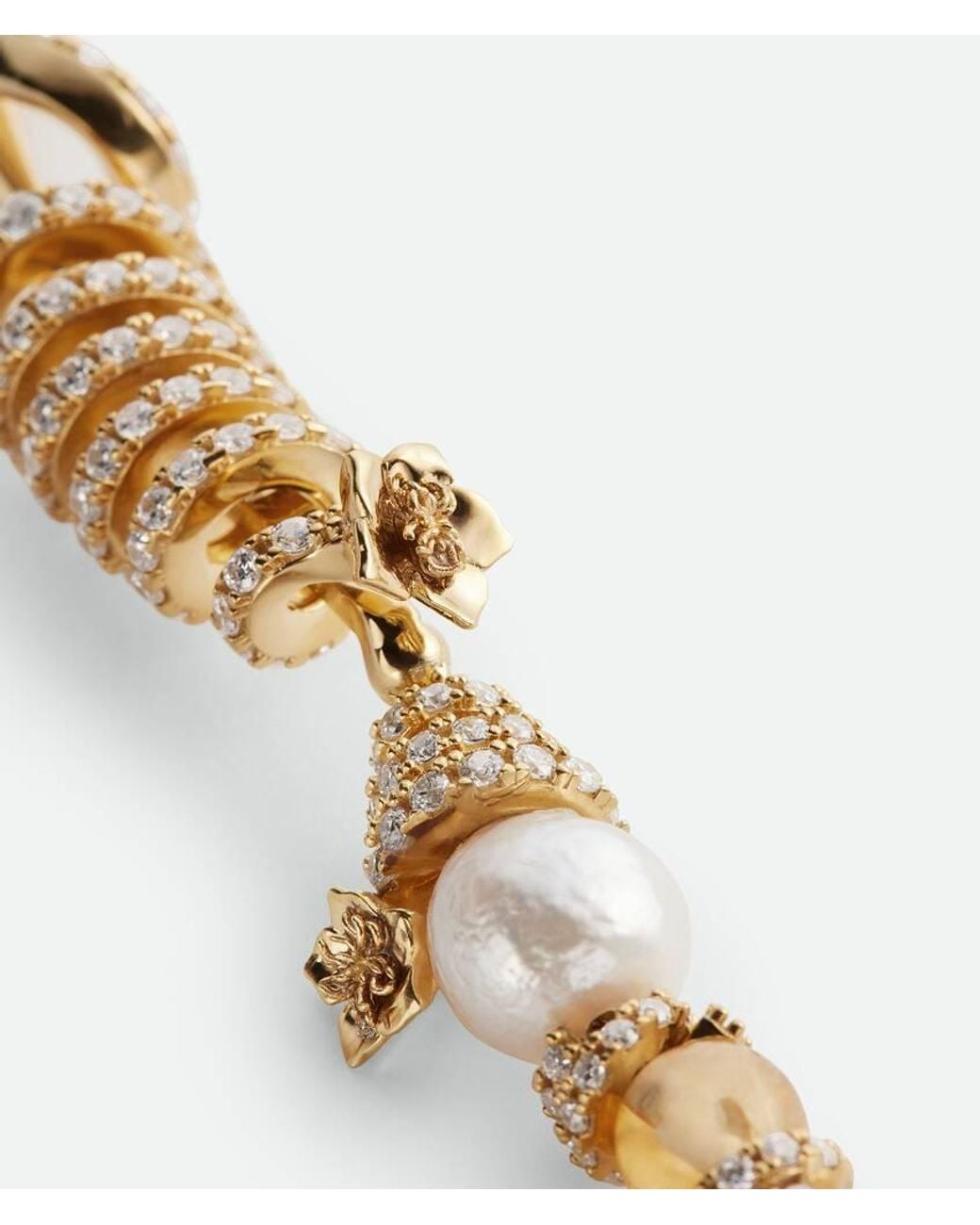 Bottega Veneta Metallic Twist Necklace