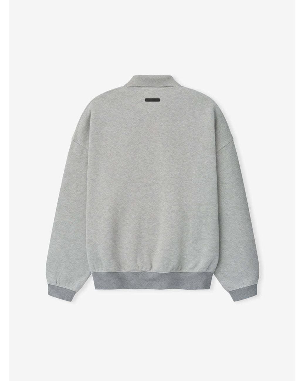 Fear Of God Gray Signature 90S Polo Sweatshirt for men