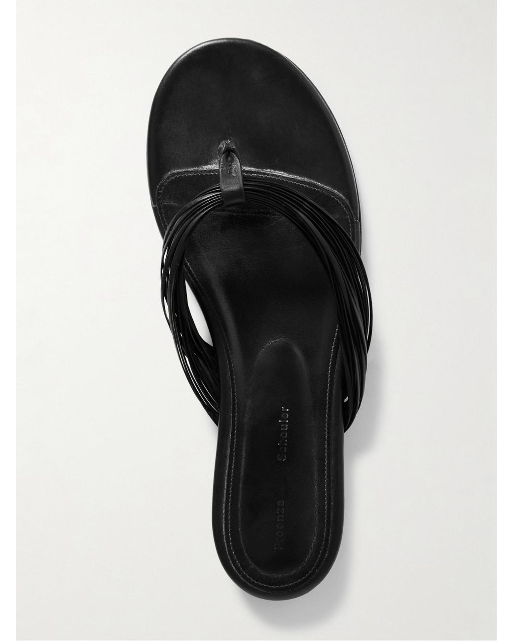 Proenza Schouler White Soft Strap Flip-Flops