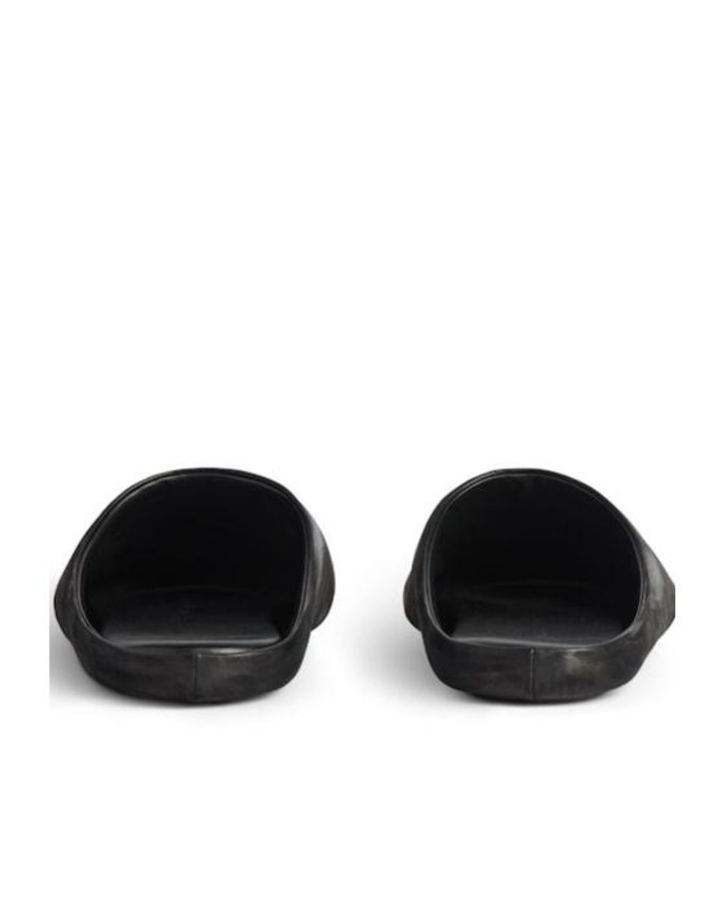 Balenciaga Black Château Flat Mules for men