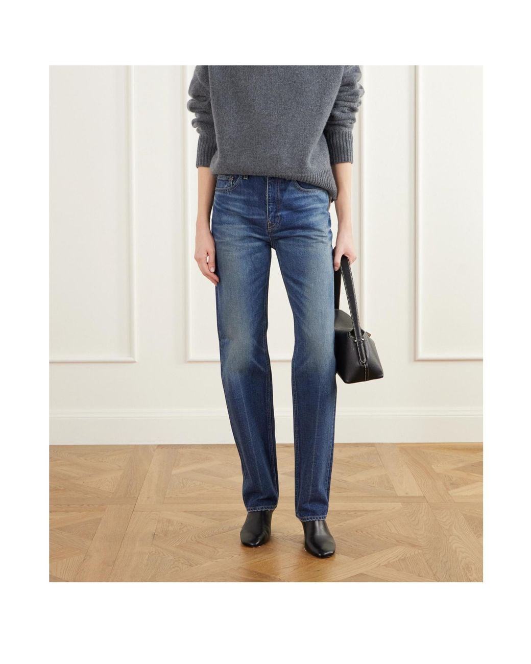 Totême Blue Totême Straight Leg Jeans
