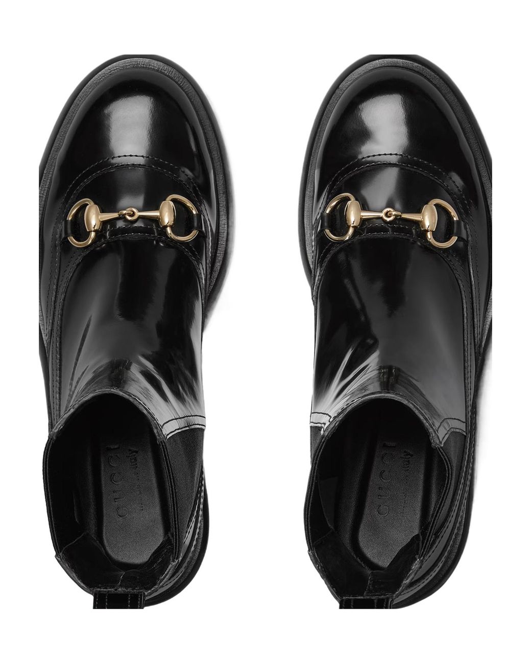 Gucci Black Horsebit Boots
