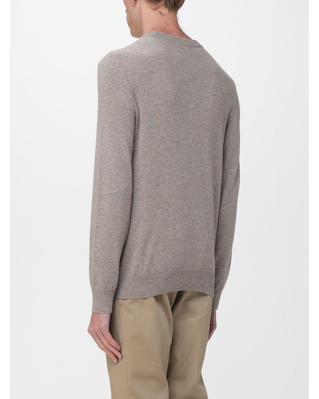 Brioni Natural Cashmere Jumper for men