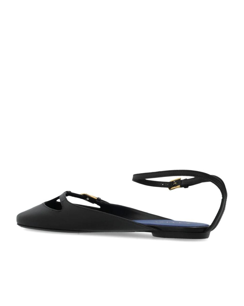 Lanvin Black Mary Jane Ballet Flats