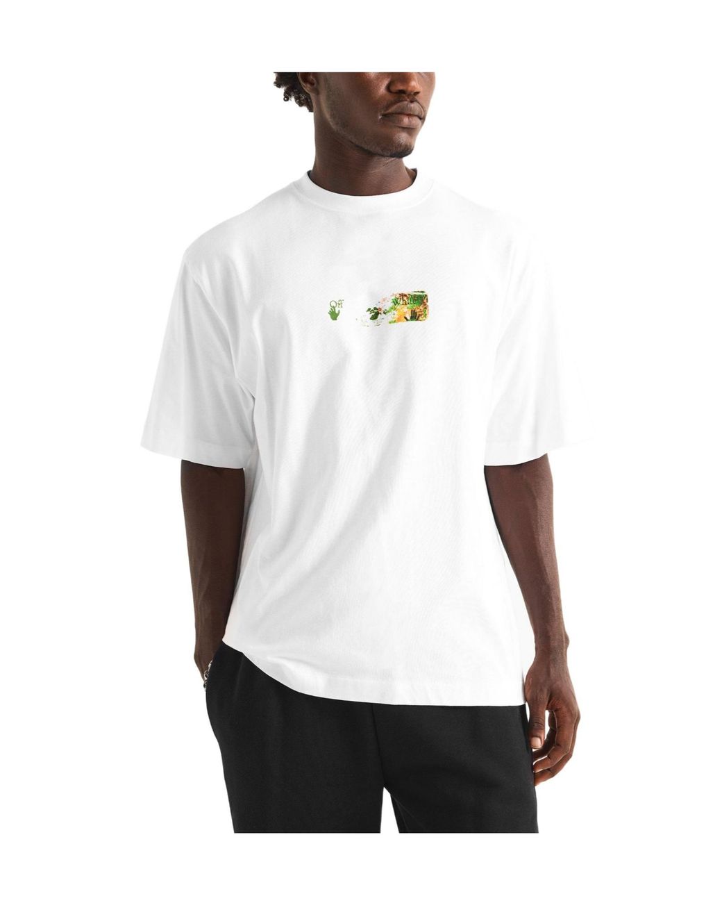 Off-White c/o Virgil Abloh White Printed T-Shirt for men