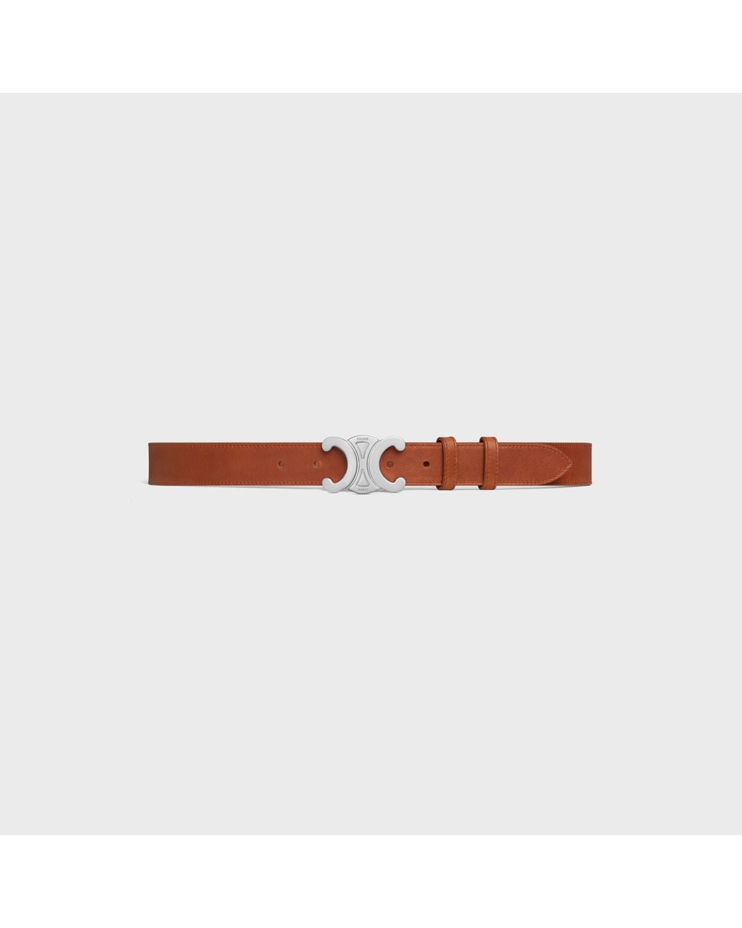 Céline Brown Triomphe Belt 30 for men