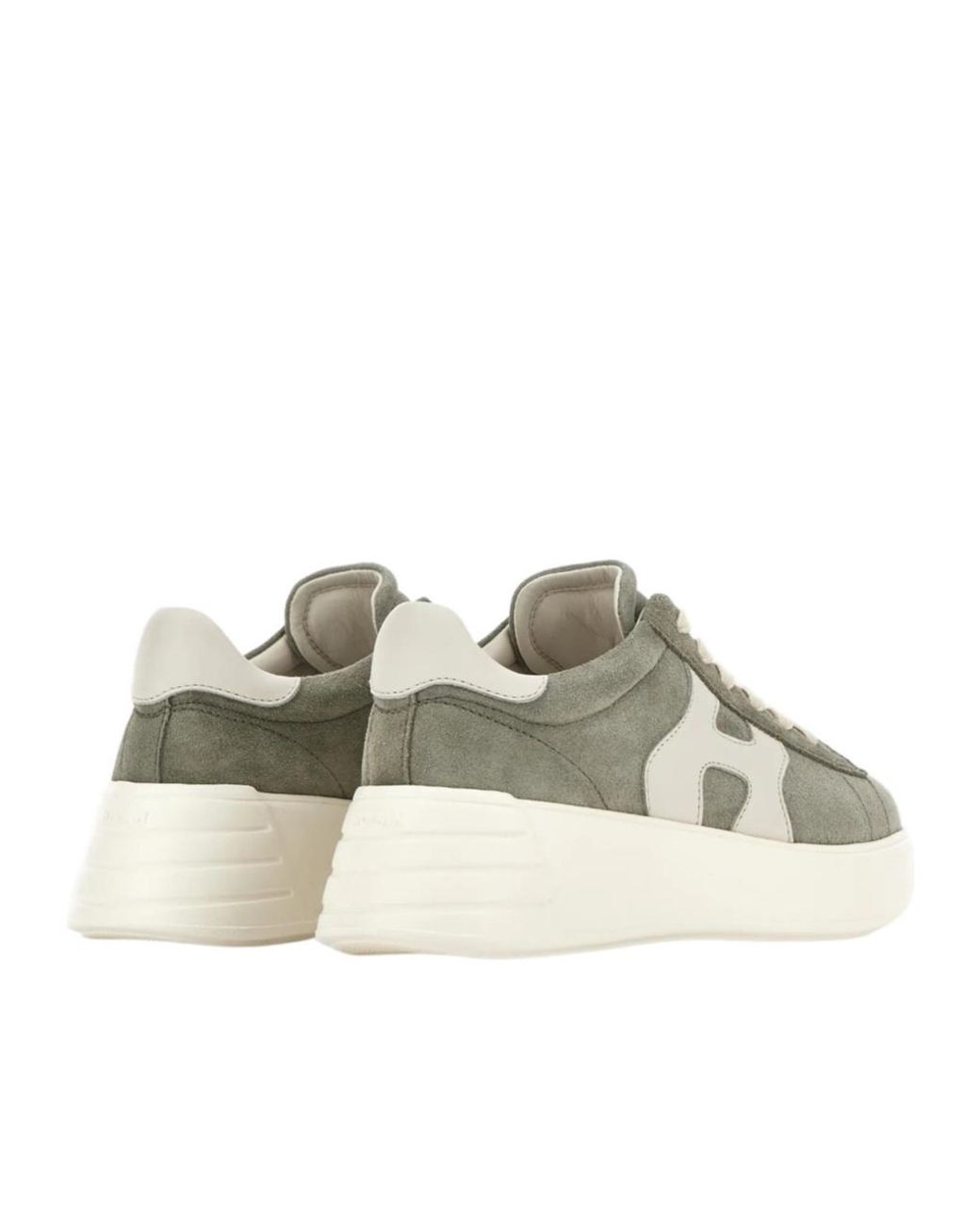 Hogan Gray Rebel Suede Sneakers