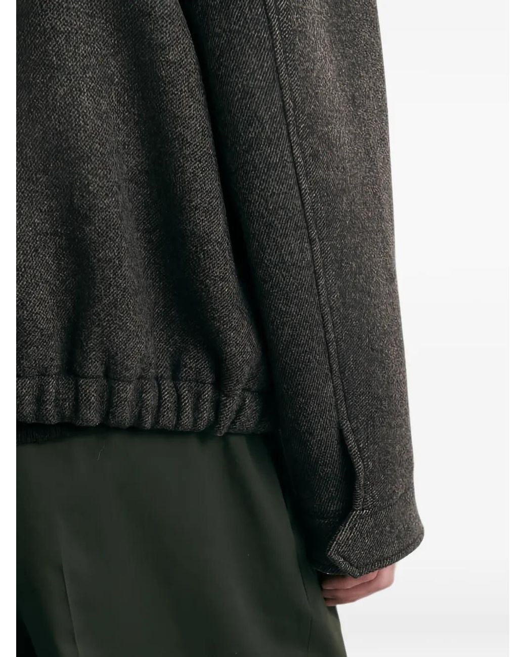 DUNST Gray Mélange Zip-Up Jacket for men