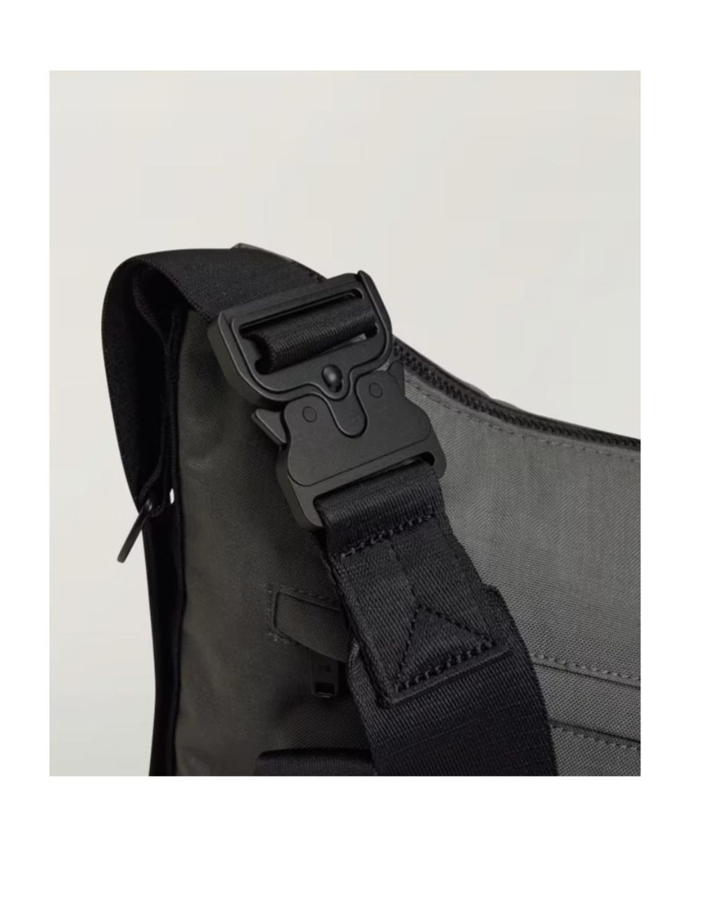 Y-3 Gray Small Crossbody Bag for men