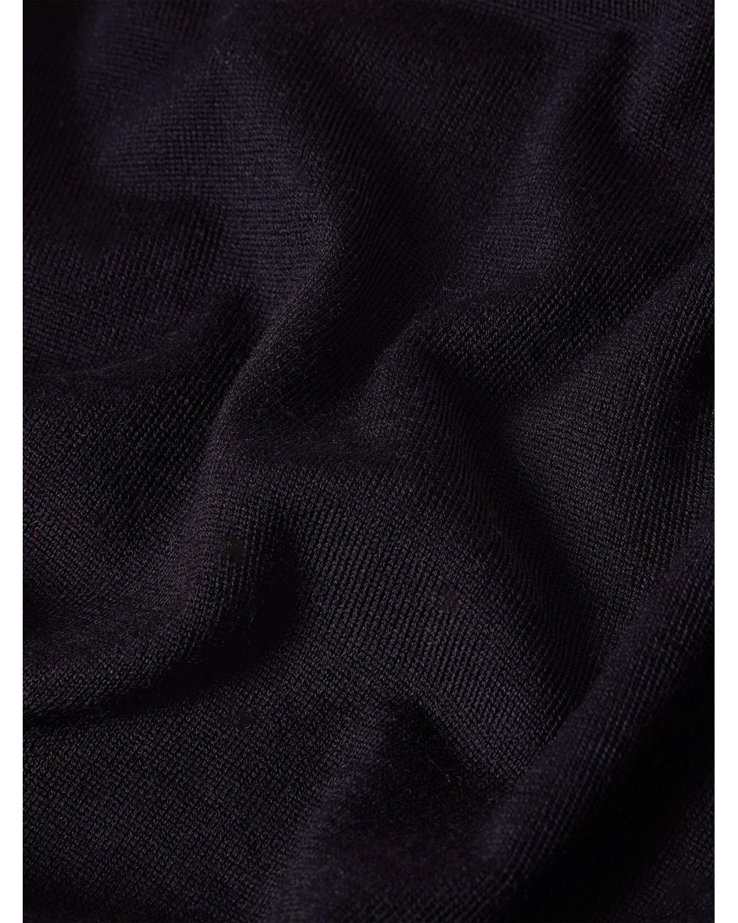 Zegna Blue Trofeo Long-Sleeve Polo Shirt for men
