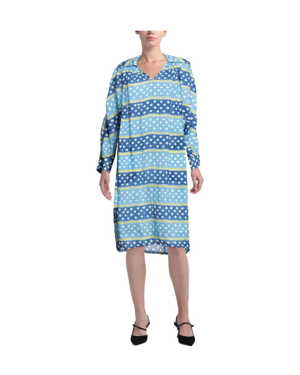 Marni Blue Midi Dress